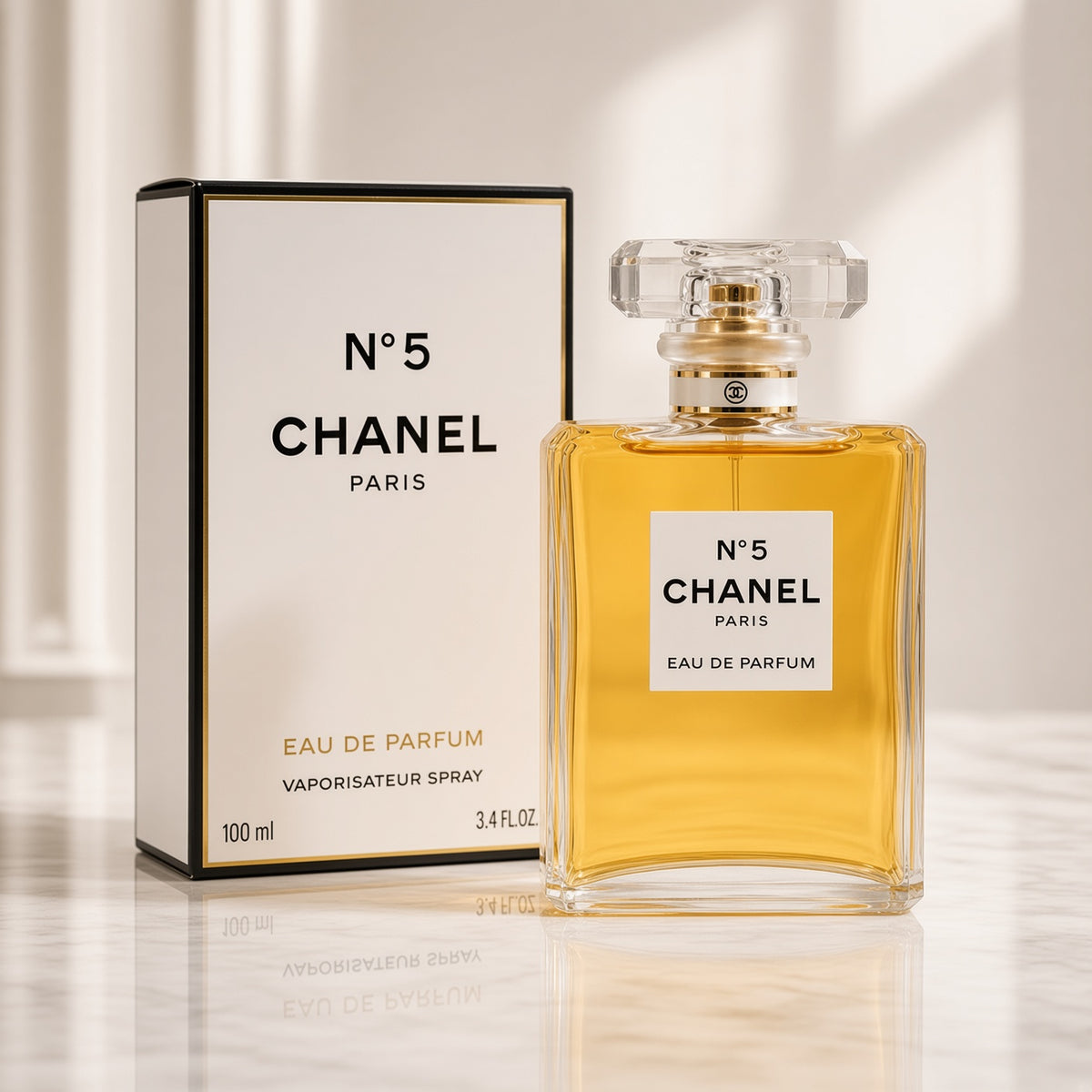 CHANEL N°5 Eau de Parfum Spray for Women 3.4 oz