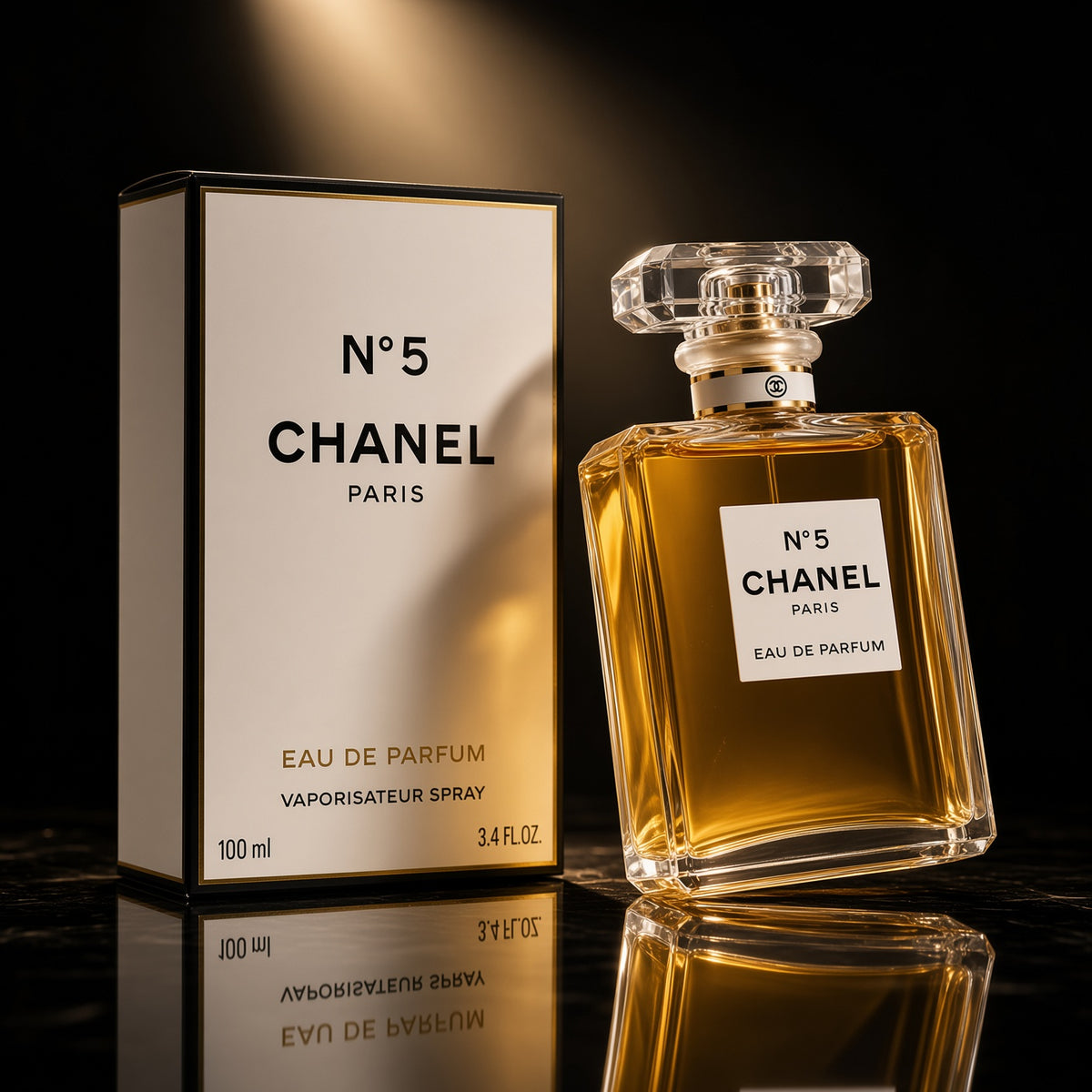 CHANEL N°5 Eau de Parfum Spray for Women 3.4 oz
