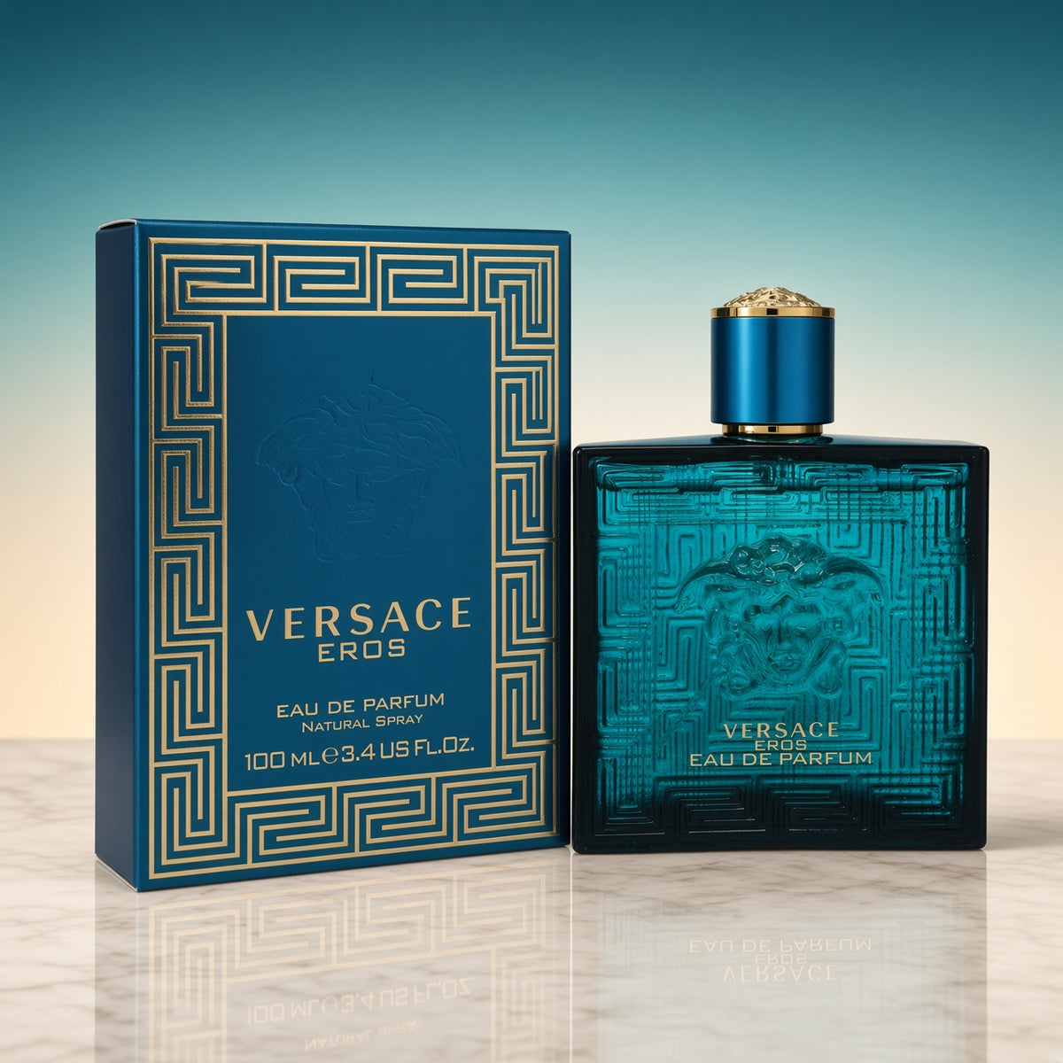 Versace Eros Eau de Parfum EDP Spray for Men 3.4 oz 100ml NIB
