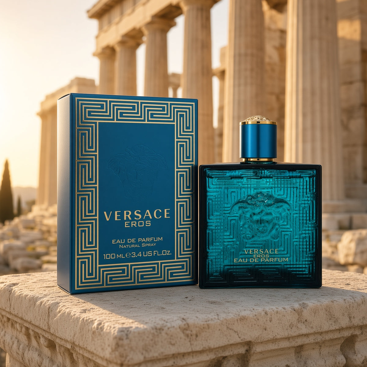 Versace Eros Eau de Parfum EDP Spray for Men 3.4 oz 100ml NIB