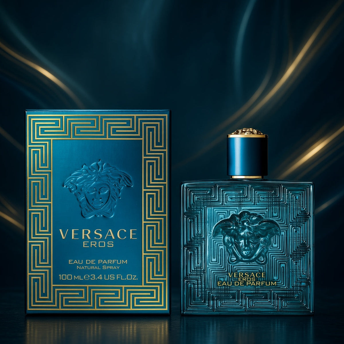Versace Eros Eau de Parfum for Men – 100ml / 3.4 oz