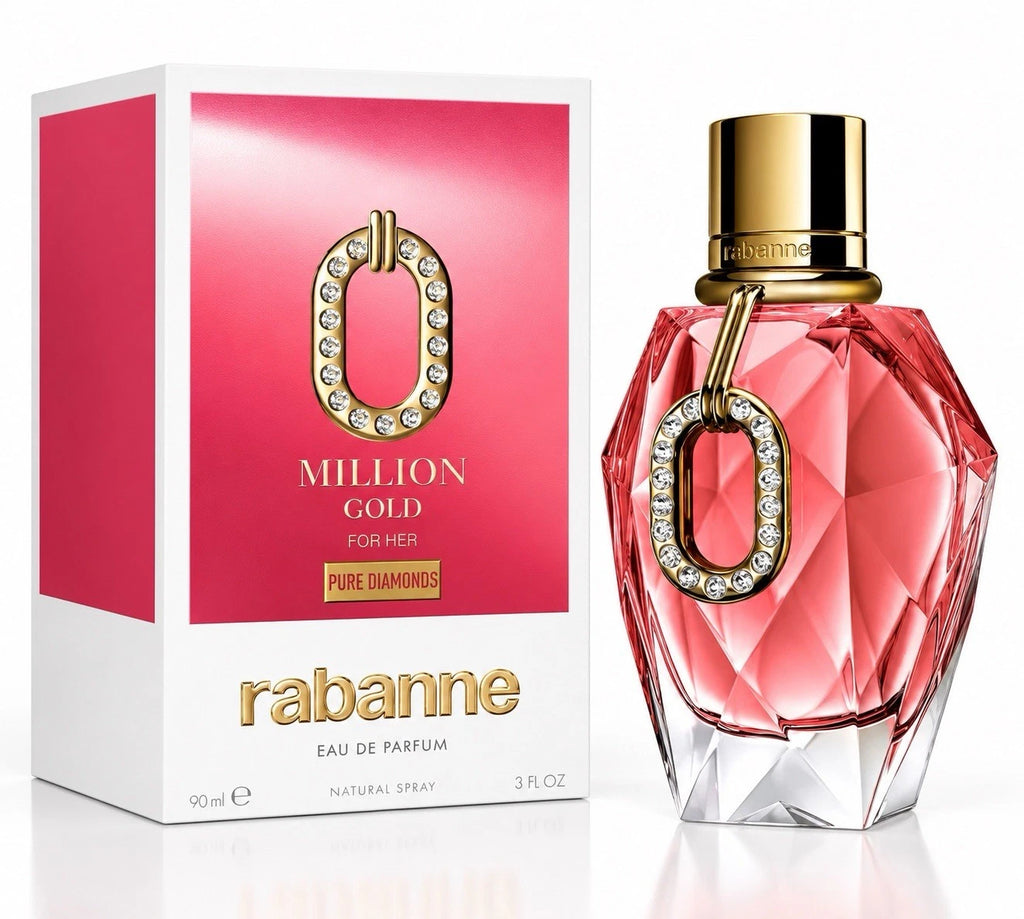 Rabanne Million Gold For Her Pure Diamonds EDP – 90ml / 3 oz
