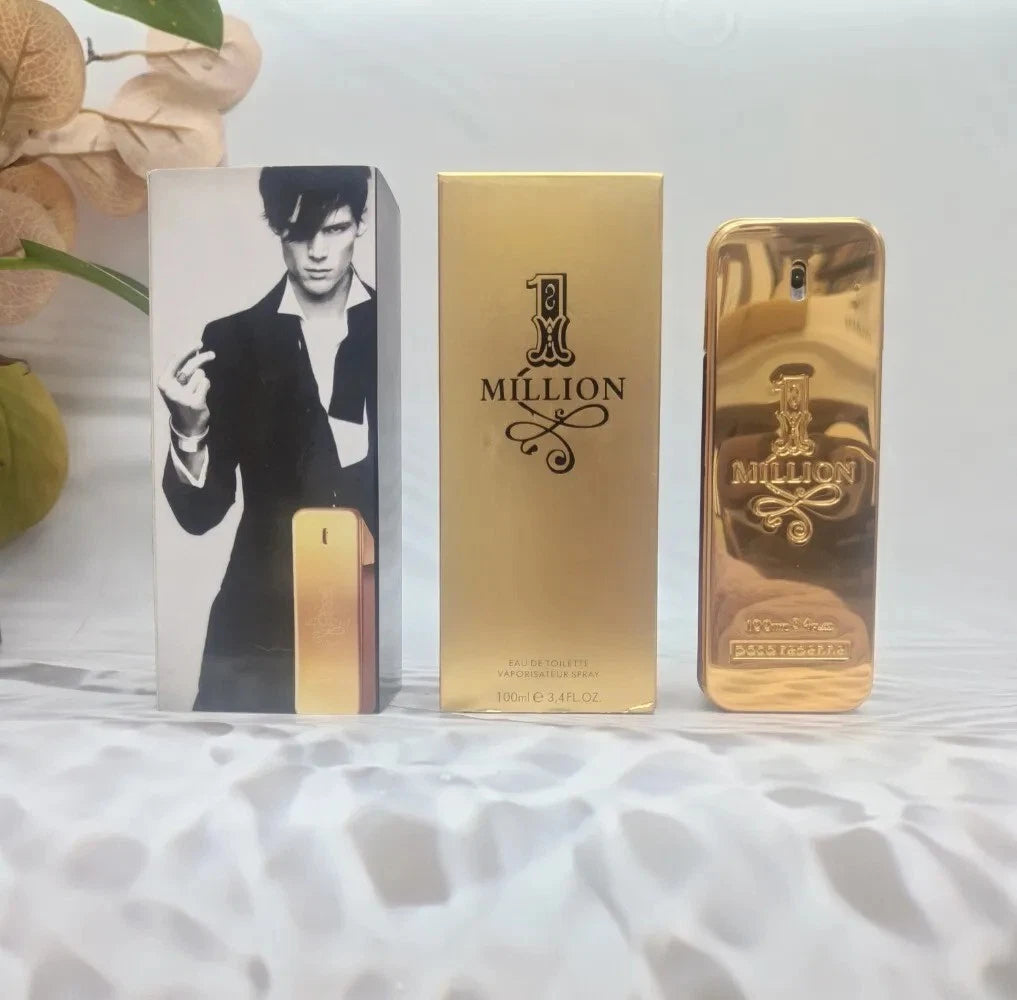 1 Million by Paco Rabanne Eau de Toilette for Men – 3.4 oz