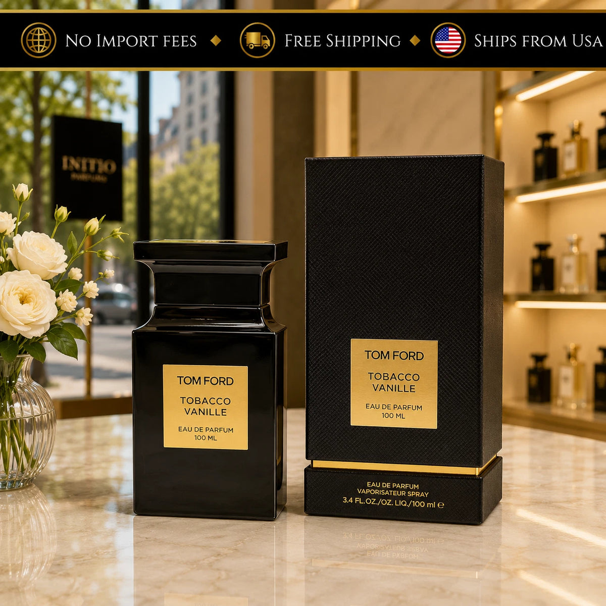 Tom Ford Tobacco Vanille Eau de Parfum – 100ml / 3.4 oz
