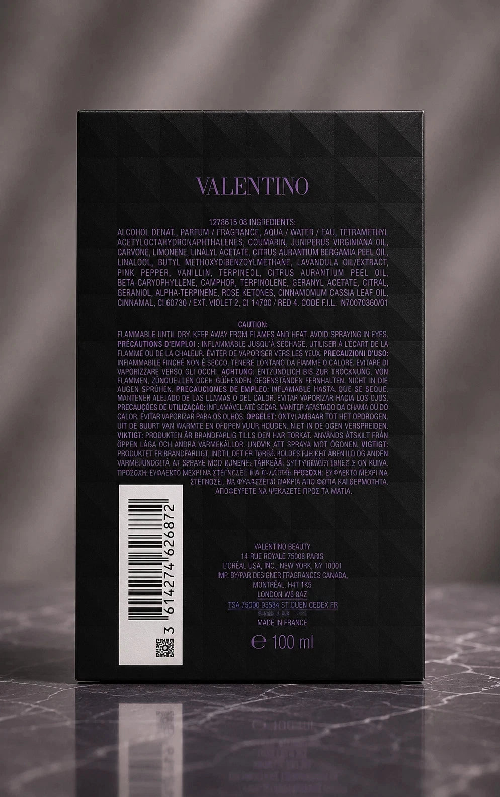 Valentino Uomo Born In Roma Purple Melancholia EDT– 100ml / 3.4 oz