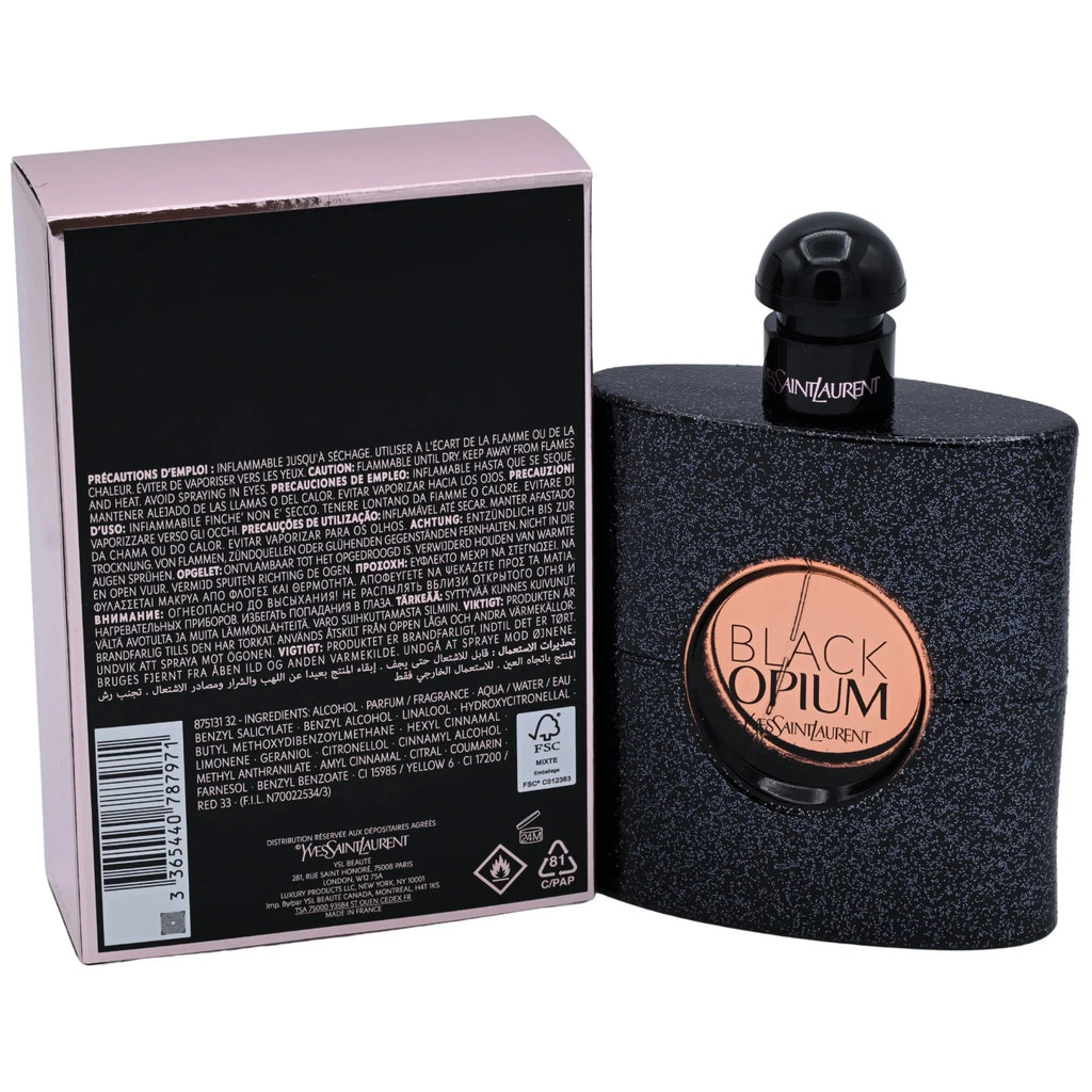 Yves Saint Laurent Black Opium EDP for Women 3.0 oz / 90ml NIB