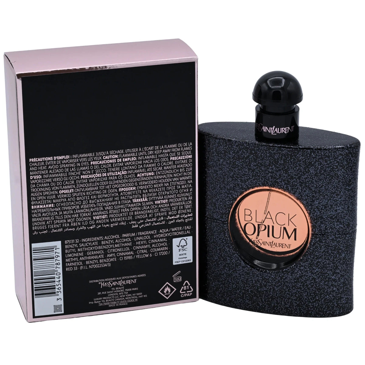 Yves Saint Laurent Black Opium EDP for Women 3.0 oz / 90ml NIB