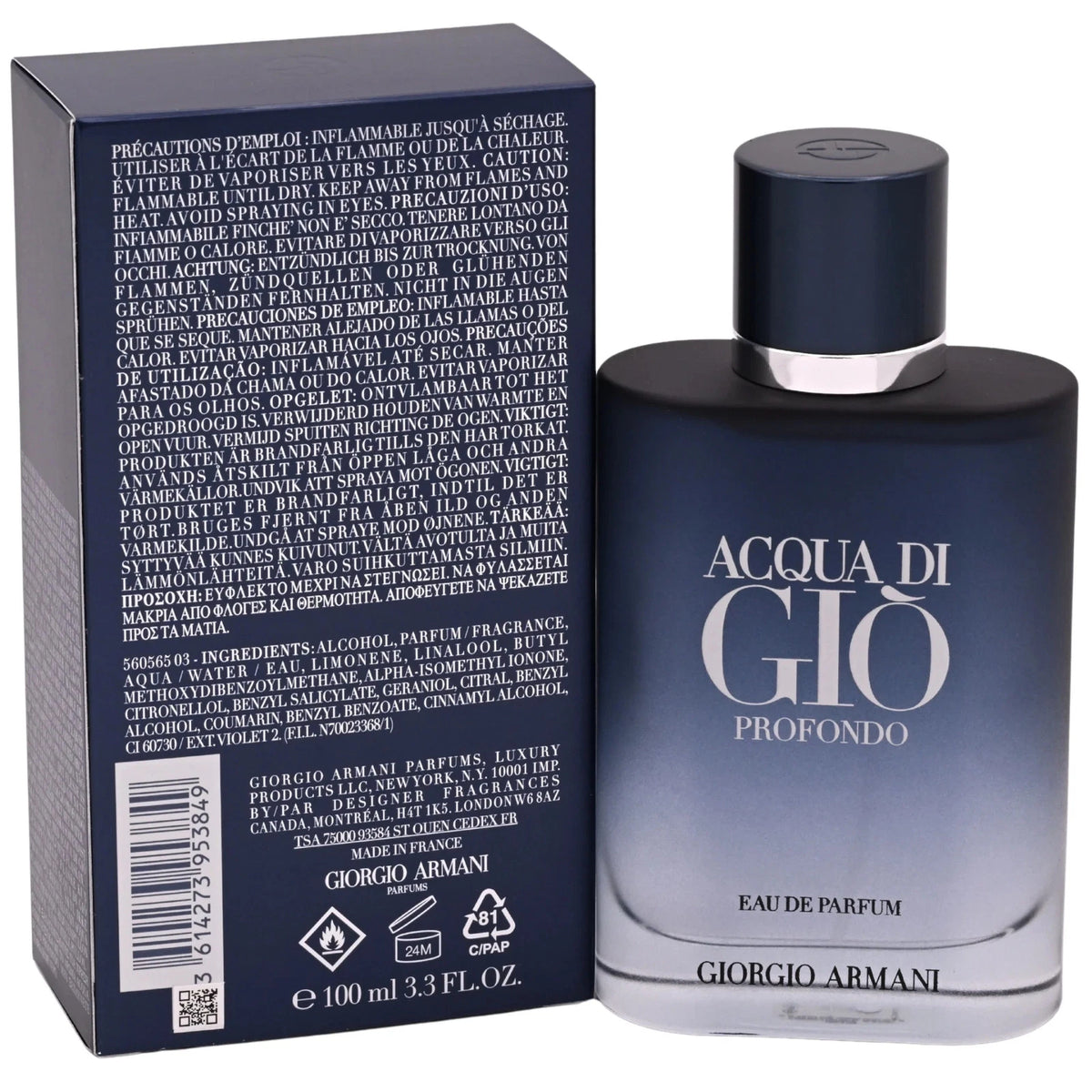 Giorgio Armani Acqua Di Giò Profondo EDP 100ml Men’s Perfume