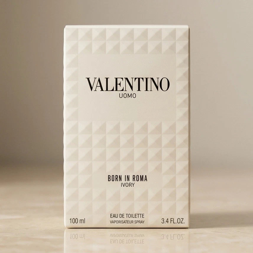 Valentino Uomo Born In Roma Ivory EDT Spray for Men 3.4 oz 100ml