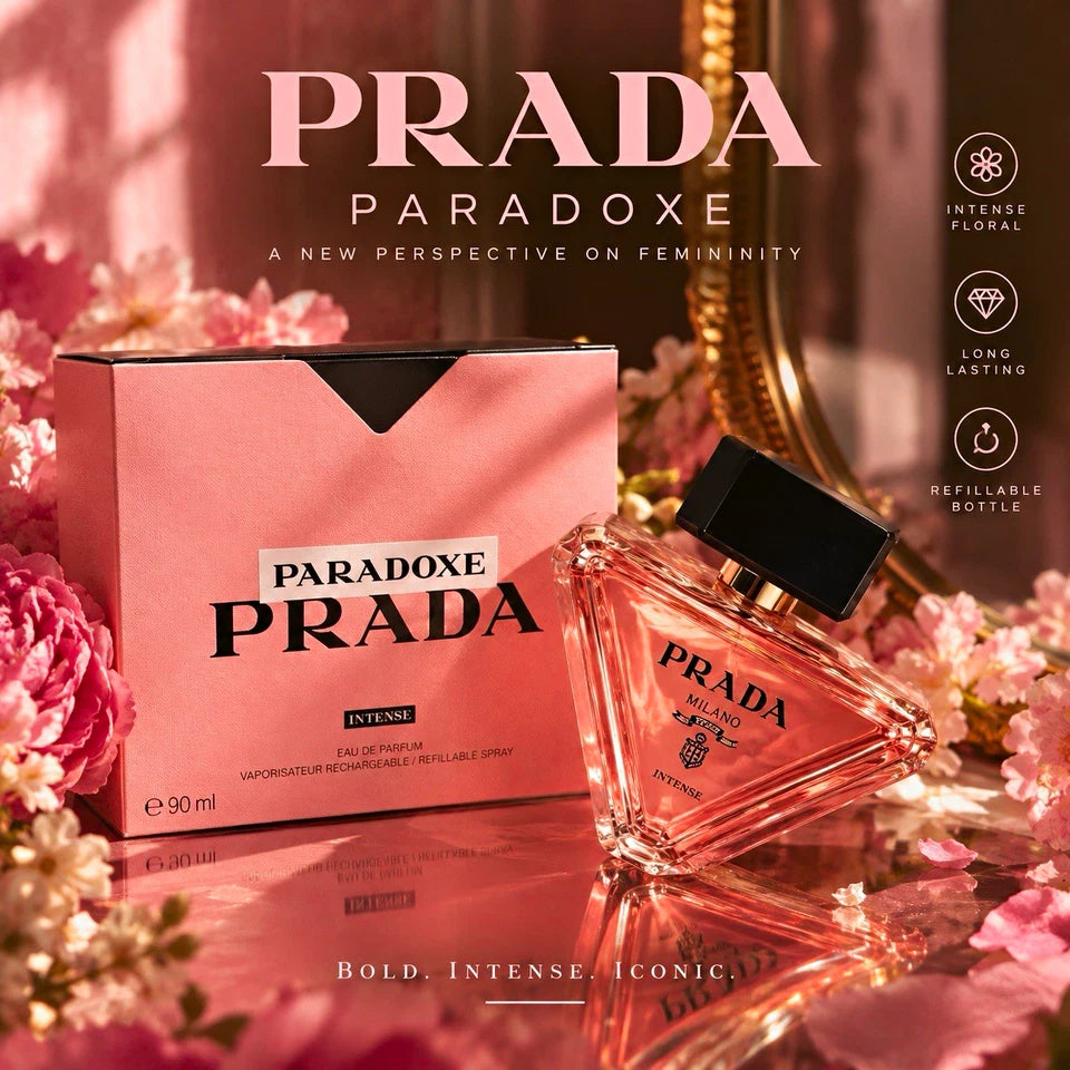 PRADA Paradoxe Intense Eau de Parfum Spray 90 ml Refillable Long Lasting